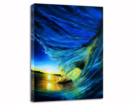 Stained Blue Glass