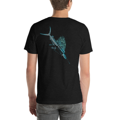 Sailfish Skeleton Short-Sleeve Unisex T-Shirt