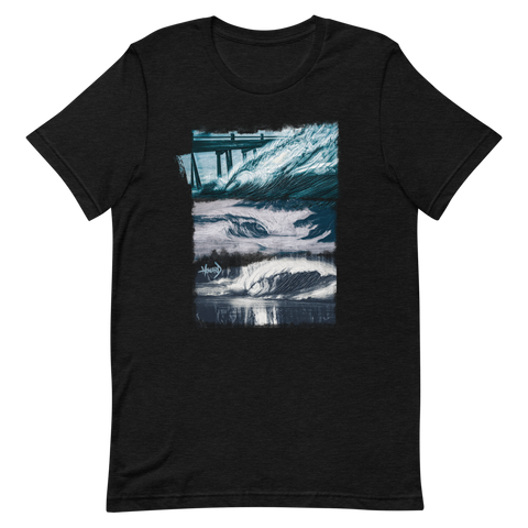 Triple Wave Short-Sleeve Unisex T-Shirt