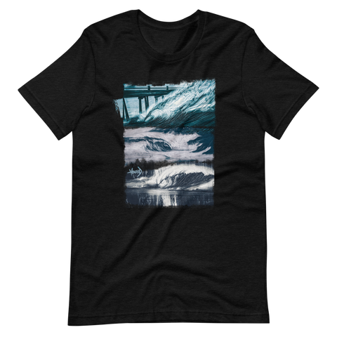 Triple Wave Short-Sleeve Unisex T-Shirt
