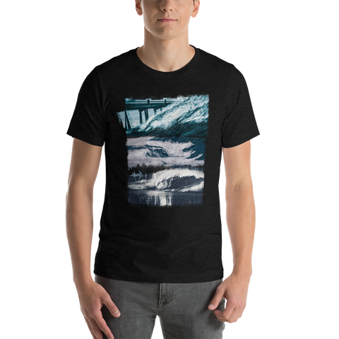 Triple Wave Short-Sleeve Unisex T-Shirt