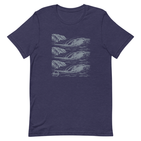 Wave Sketch Short-Sleeve Unisex T-Shirt